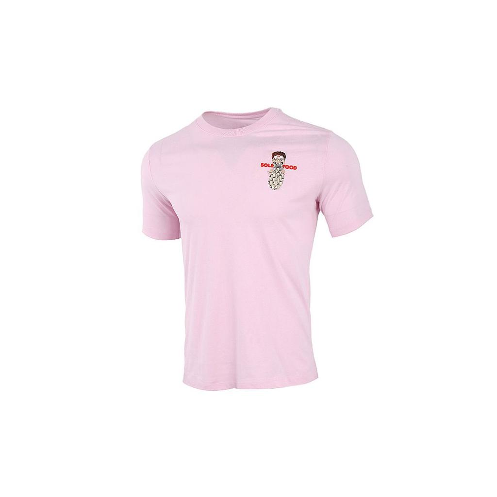 Nike Спортивная одежда Sole Food Food Truck Футболка с принтом Мужские топы Пенопласт-розовый CW0435-663