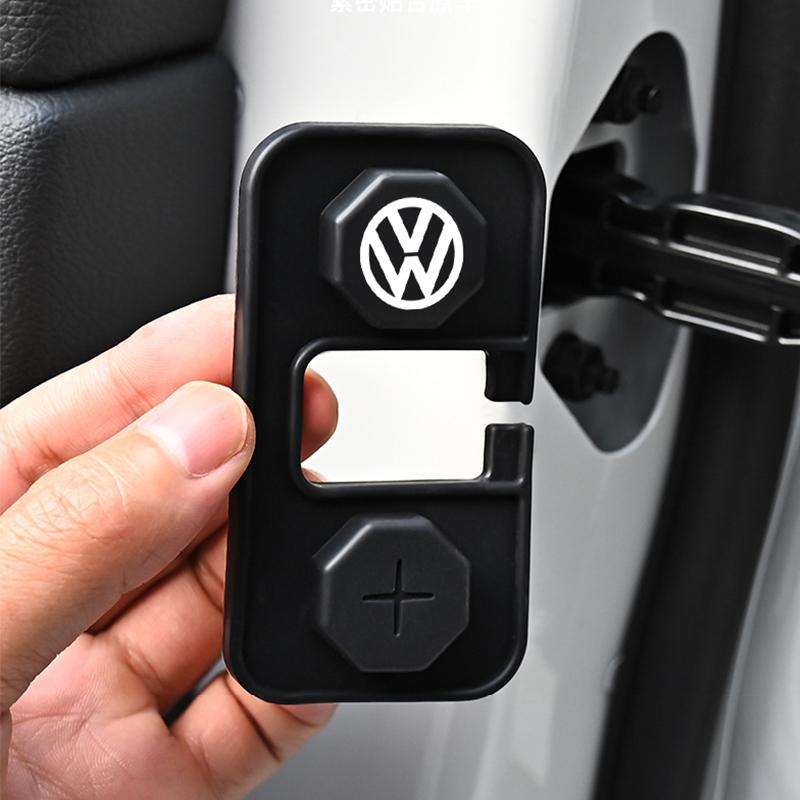 Silicone Door Lock Limiter Cover For VW Volkswagen Jetta Polo Touran Golf Passat Anti-Rust Anti-Noise Accessories Nh8 wzpc7