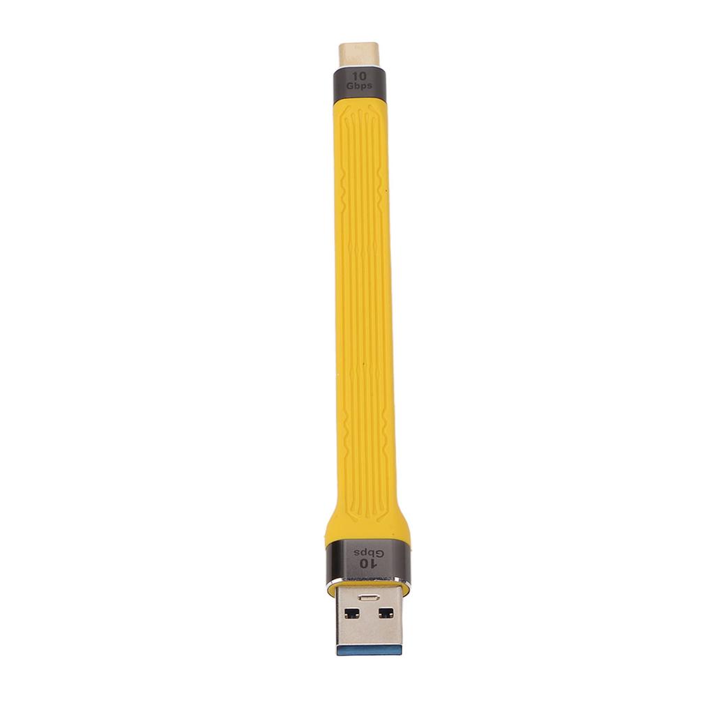 Короткий кабель USB A — USB C Портативный Маленький Гибкий кабель FPC PD 100 Вт 5 А 10 Гбит/с Быстрая зарядка Короткий кабель USB C