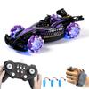 Remote Control Stunt Car, 360 Degrees  Rotation Spray Drift Off-road Vehicle with Lights Sound 3 Batteries