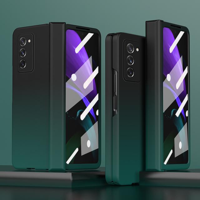 Удобный чехол-пленка для защиты экрана для Samsung Galaxy Z Fold 2 Fold2 5g Fold3 Fold 3 Без отпечатков пальцев Сумка для телефона Funda