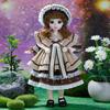 30Cm Bjd Dolls Princess Full Set 1/6 Anime Bjd With Clothes 23 Joint Movable Body Dress Up Doll House Set Birthday Gifts Toys
