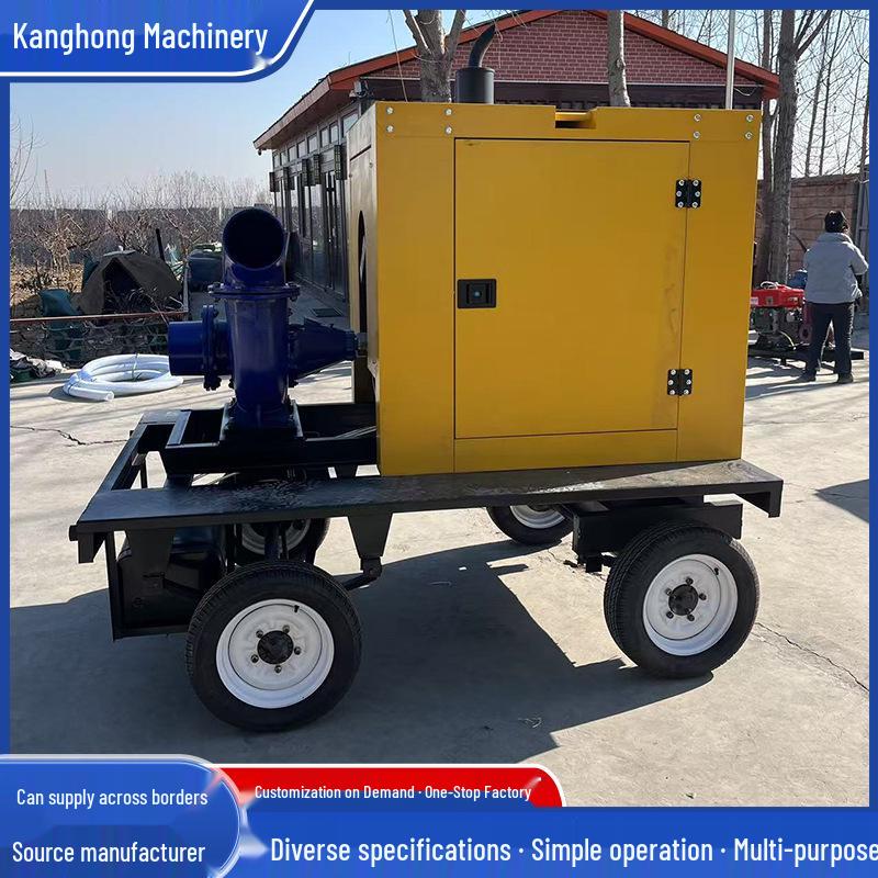 Mobile Flood Control and Sewage Pump Truck with Power Generation Lighting
