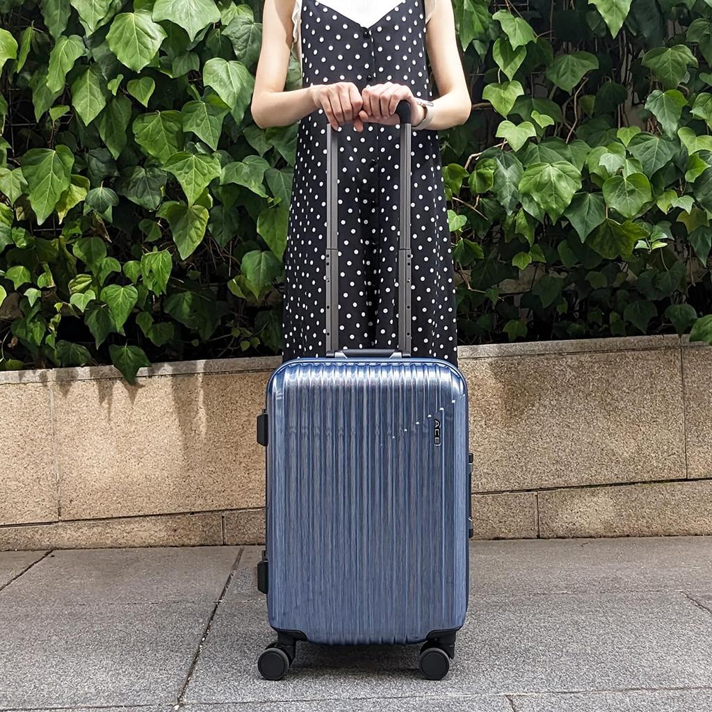 Ace Suitcase Carry Case Carry Bag S Size 1 Night 2 Days 2 Nights 3 Days 30L Caster Stopper Twin Wheel Casters Cresta 2F Carry-on 3.7kg No.05106