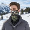 Реалистичная Маска для Лица Смешной Старик Велосипедная Маска с Петлей для Ушей, Печатный Наружный Бандана-Шейка, Защита от УФ-лучей, Ветрозащитная для Защиты