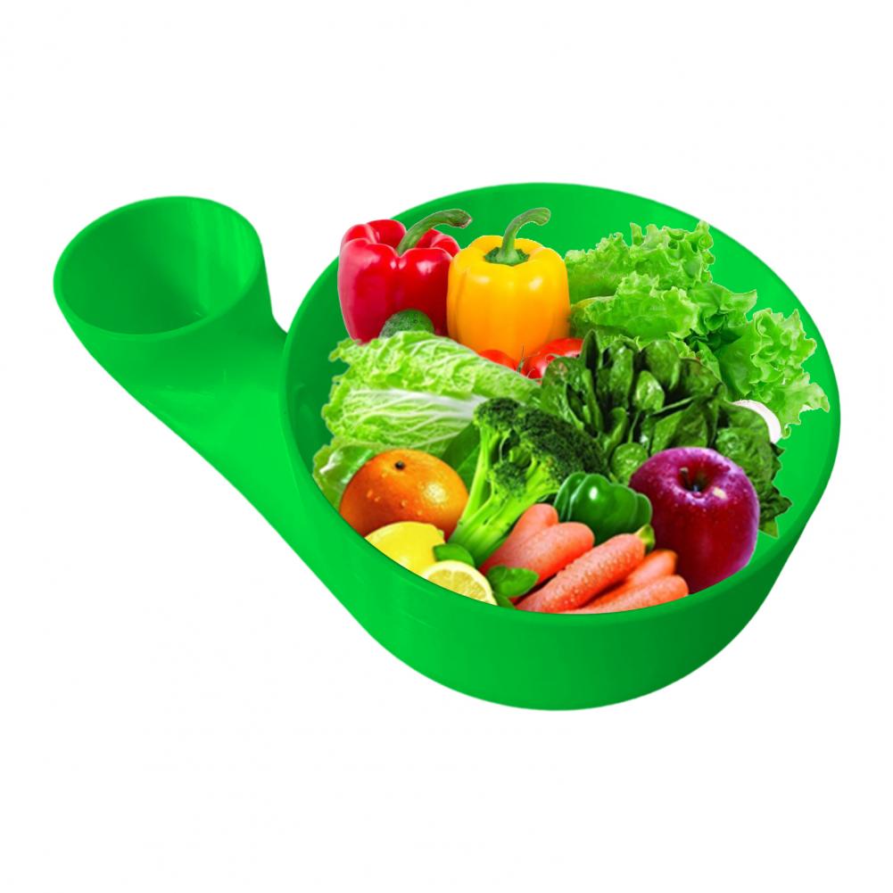 Мойка для фруктов Безопасный для пищевых продуктов Дуршлаг для фруктов Автоматическая мойка для фруктов и овощей с корзиной для быстрого слива Кухонный пикник Очиститель для продуктов