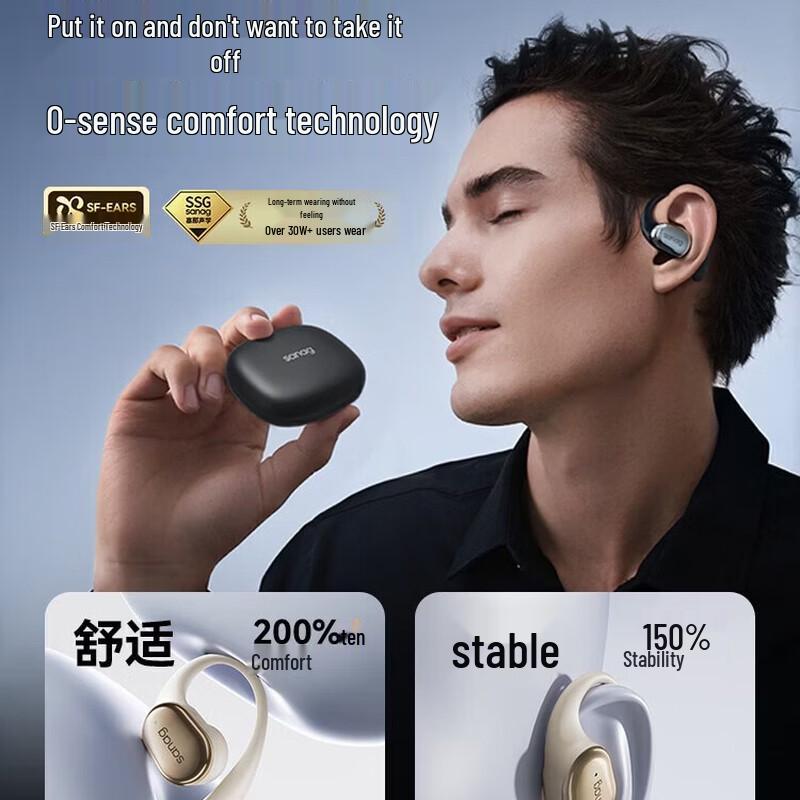 Спортивные Bluetooth-наушники Saina C16S с открытой конструкцией