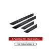 Tesla Door Sill Metal Pedal Protector Cover Accessories For Model 3 Car Threshold Strip Decoration Sticker Model3 2017-