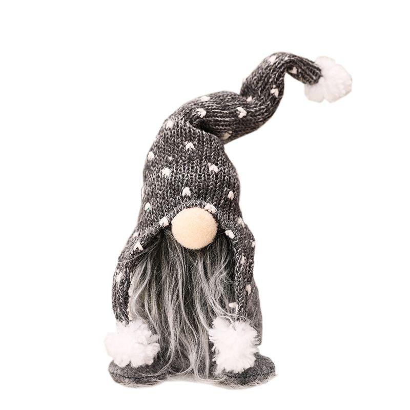 Праздничный Рождественский Гном Плюшевая Кукла Санта для Радостных Праздничных Украшений