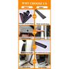 10pcs Door Seal Soundproof Kit for Toyota highlander RAV4 Prado Camry Corolla Avalon Ralink Tacoma   4Runner Rubber Soundproof