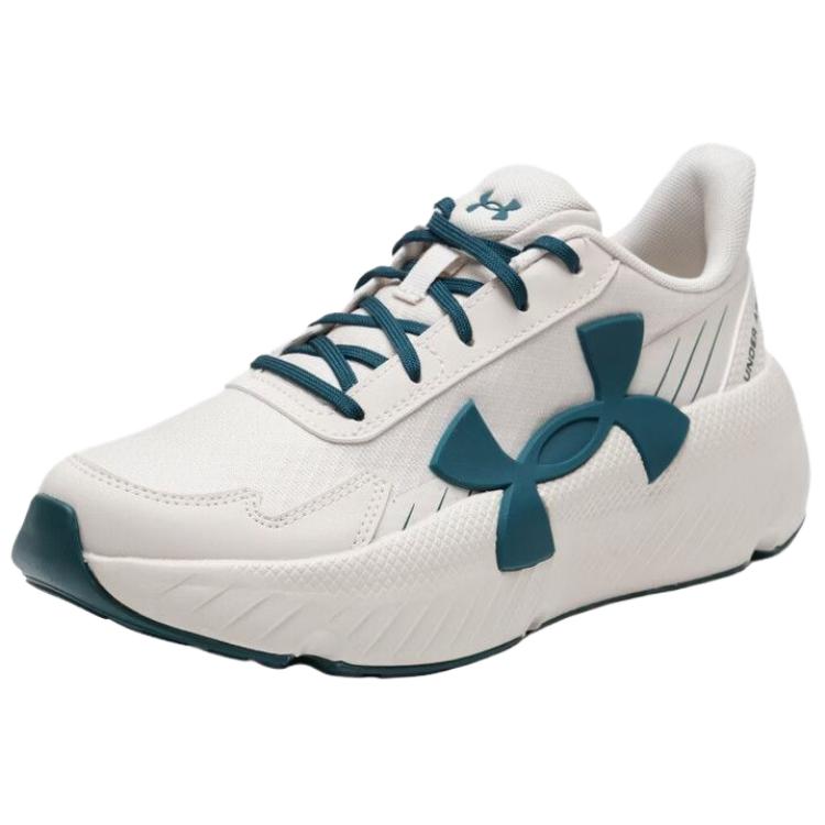 Under Armour Mvmnt Lite Удобные Мягкие Дышащие Прочные Низкие Повседневные Кроссовки Унисекс Белый Зеленый 6010425-279