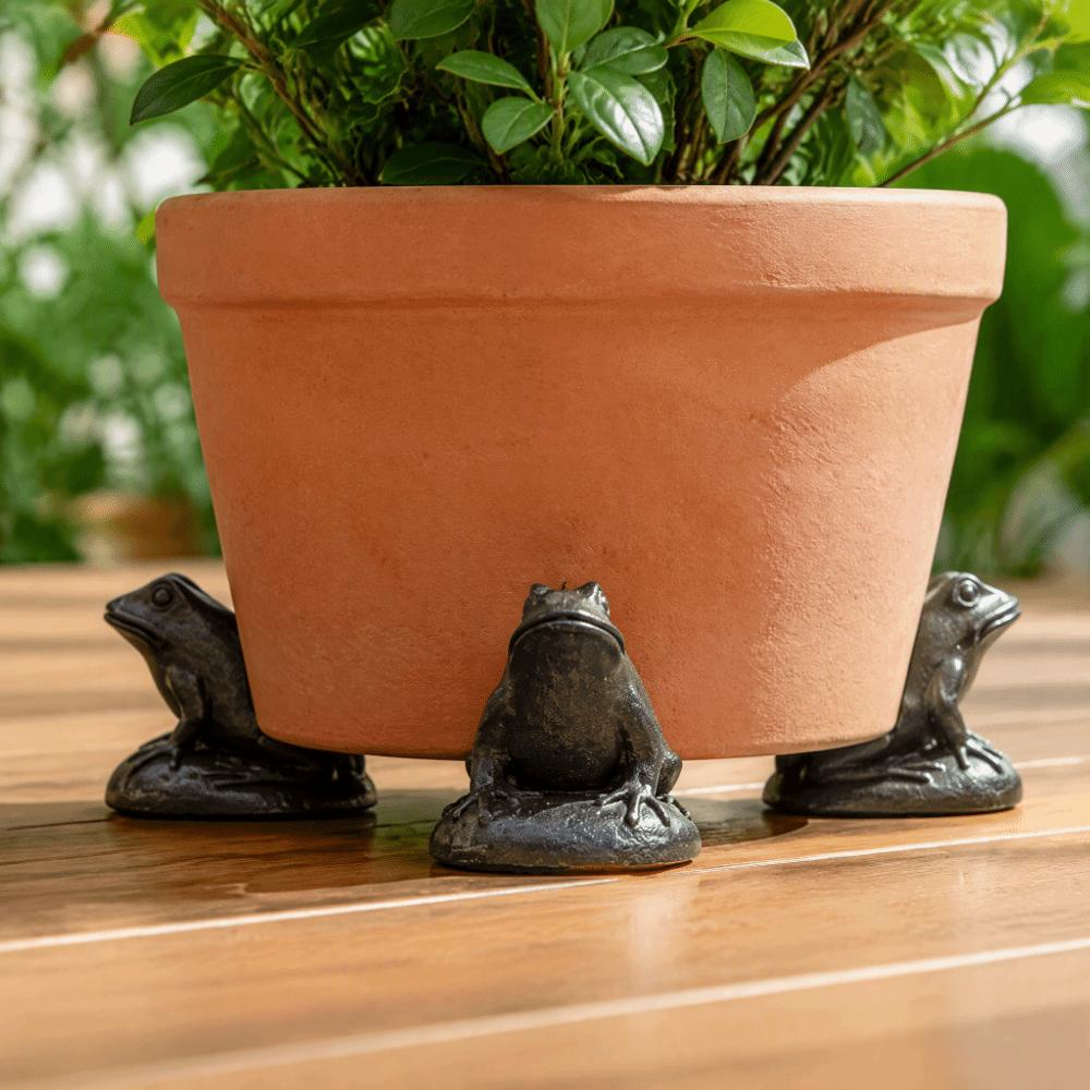 3PCS Weatherproof Resin Pot Feet Non-Slip Base Plant Stand Supports Outdoor Garden