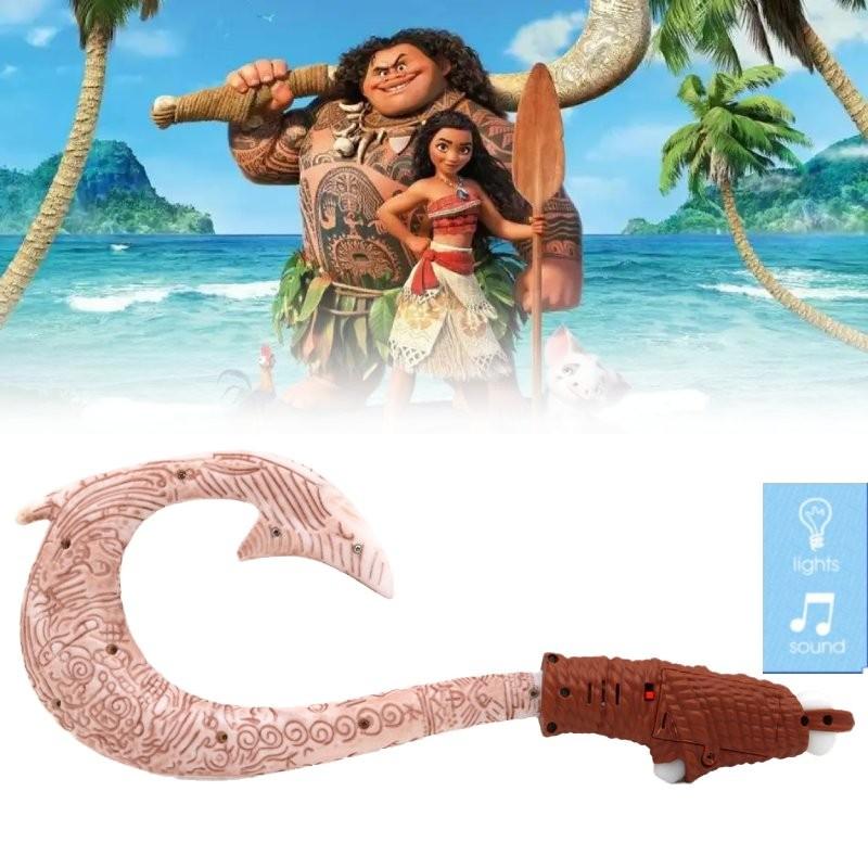 Fish Maui Moana Hook Sound Lighting Weapon Children Toy Gift Prop Performance