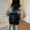 Fashion and Leisure Large-capacity Handbag Women's Bag New Suede Backpack Simple Travel Backpack