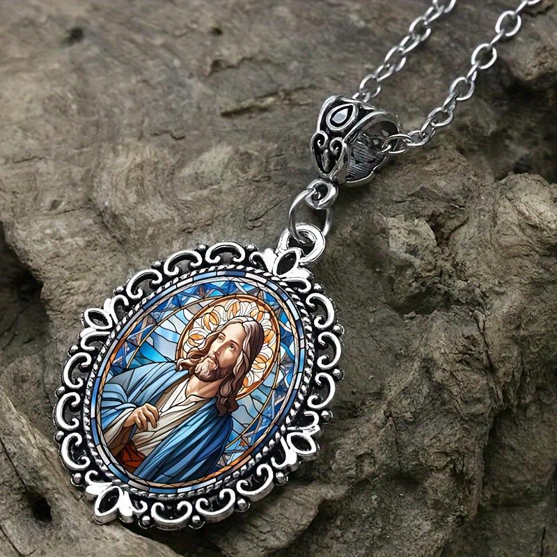 Кулон Изящный Узор Овальной Формы, Модное Ювелирное Изделие Ожерелье