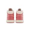 Womens Air Jordan 1 Mid 'Strawberries Cream' (women's sizes) White / Sea Coral / Atmosphere / Sail Vintage Basketball Shoes BQ6472 186