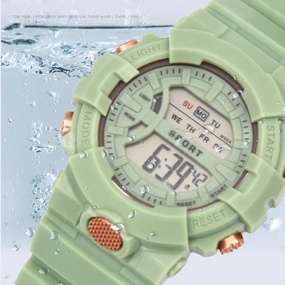 Sports Adjustable Students Luminous Wrist Watches LED Digital Watches Silicone Electronic Watch