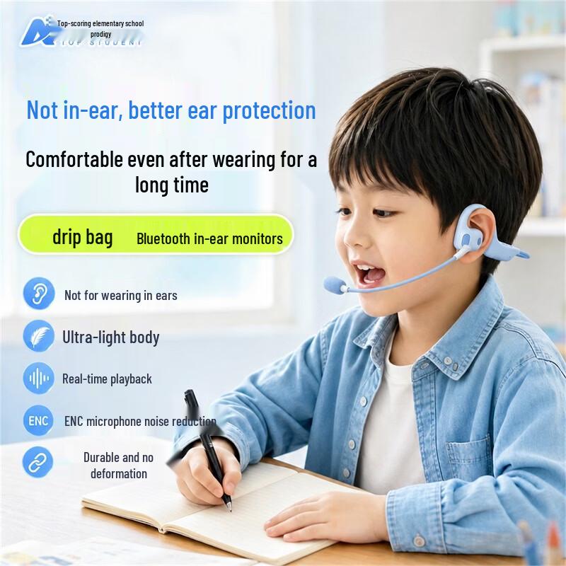 Manfen Student Over-Ear Wireless Bluetooth Study Headphones