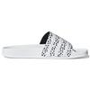 adidas Adilette Slide Polka - Белые женские кроссовки Cloud-White Core-Black FX5922