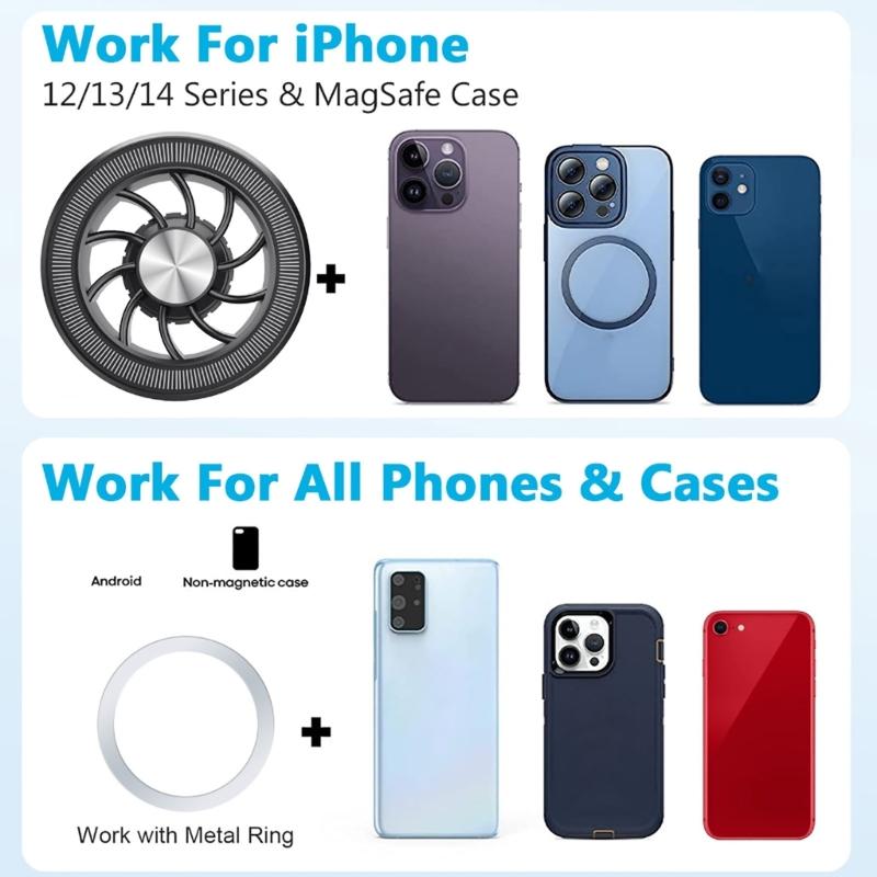 Магнитный держатель для телефона в подстаканник автомобиля Легкое управление одной рукой Подставка для телефона Поддержка смартфонов от 3 до 7 дюймов