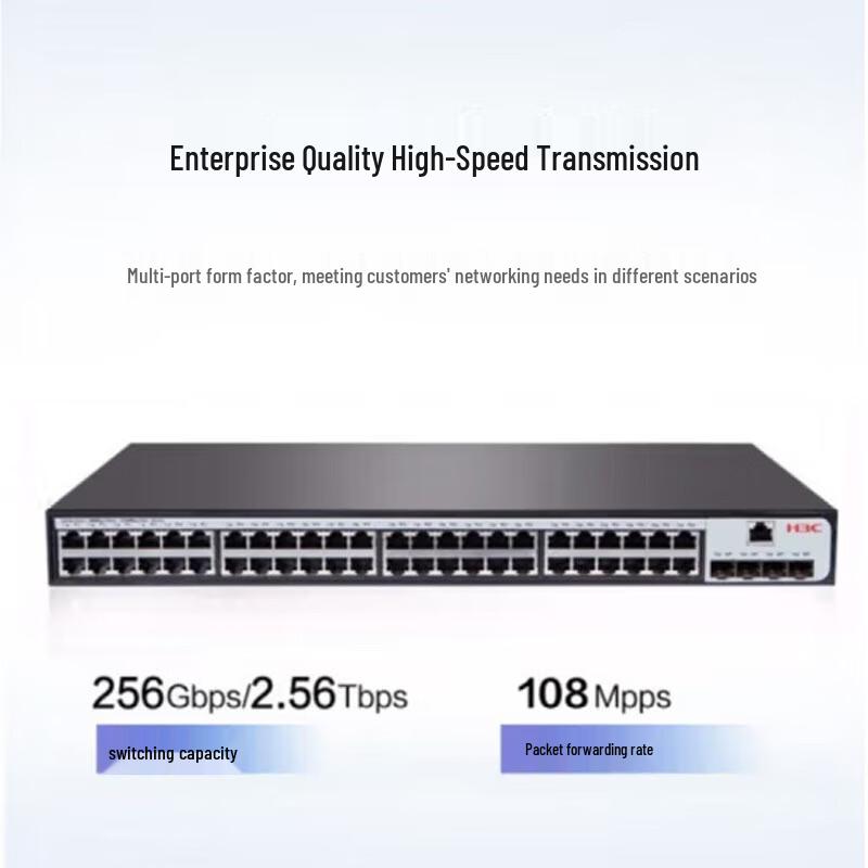 H3C S1850V2-52P-EI 48-Port Gigabit Web-Managed Enterprise Switch