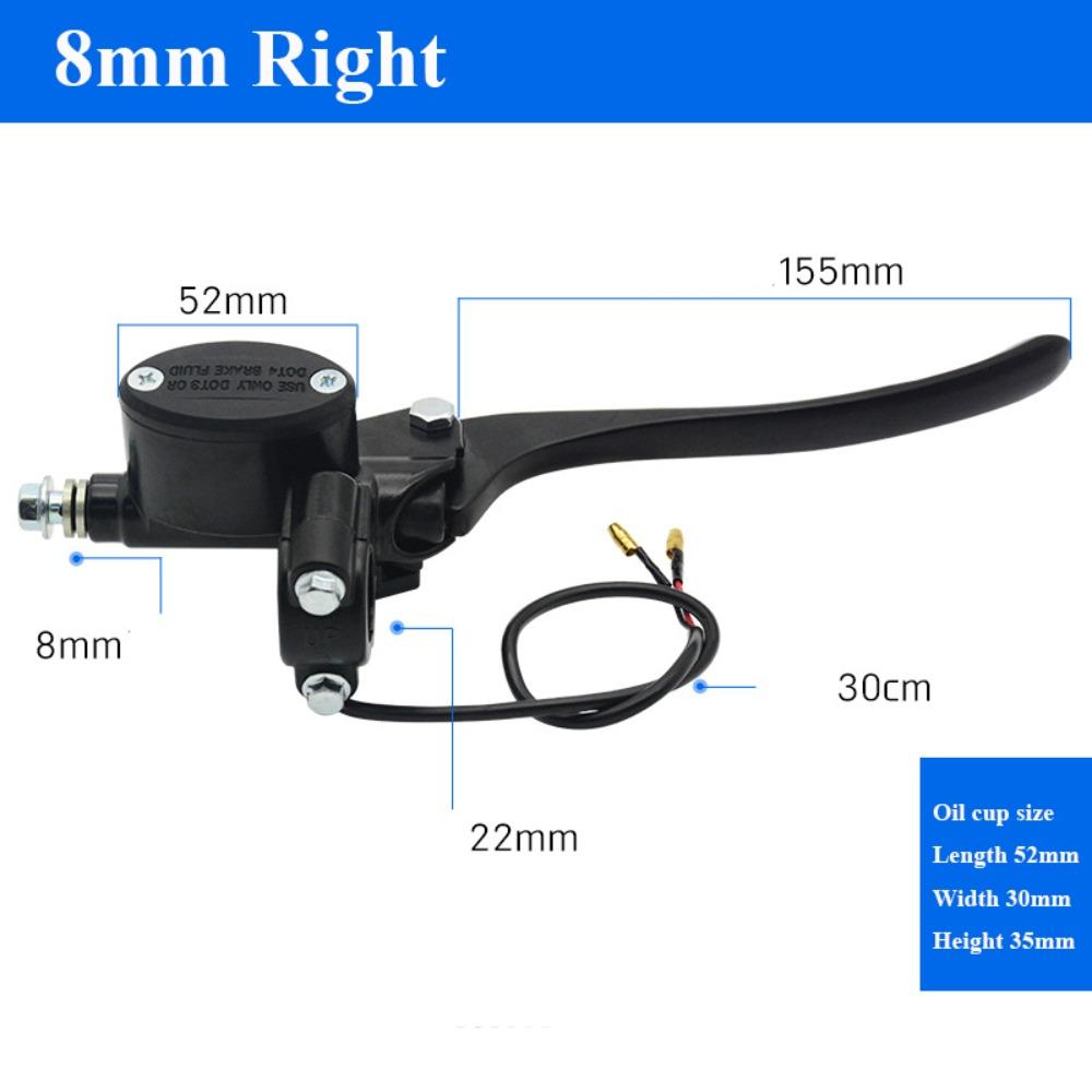 Universal Electric Disc Brake Aluminum Alloy Front Rear Brake New Oil Brake