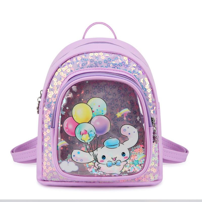 Delightful My Melody Pu Backpack For Young Girls With Comfortable Shoulder Straps