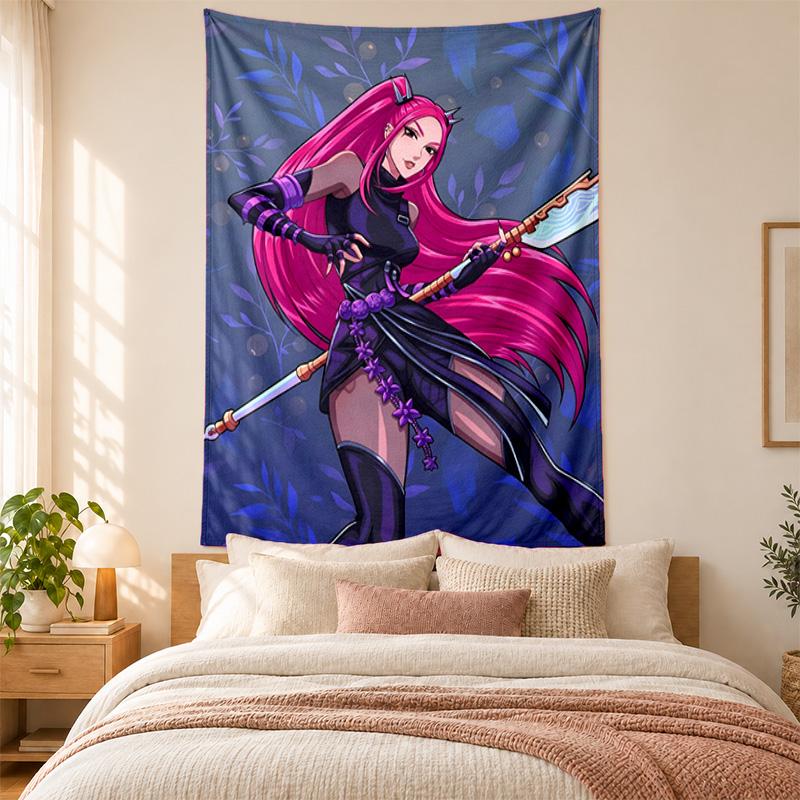 Kpop demon hunters Tapestry highquality for decorating living room bedroom dorm walls ideal as bedroom wallart orholiday gift