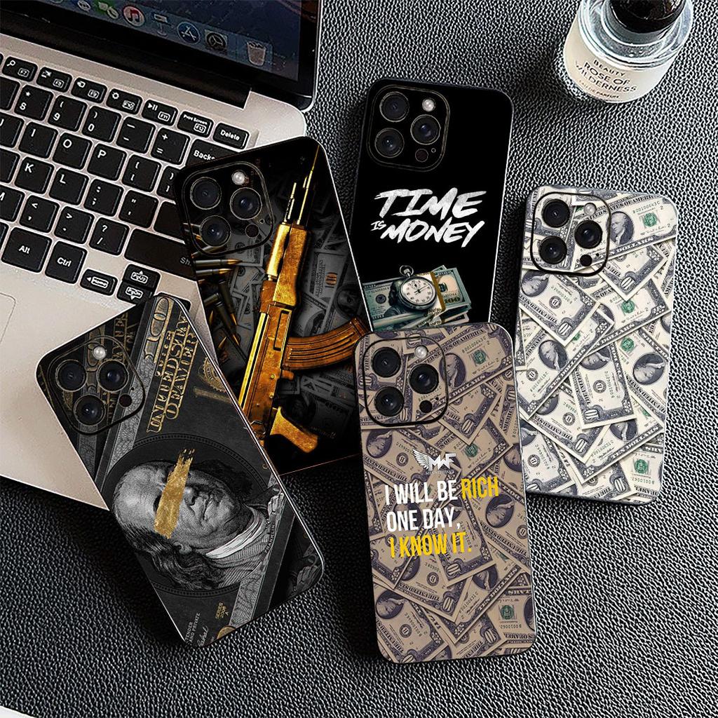 Casing for Motorola Moto G55 G45 G75 G85 G35 Edge 50 30 Fusion 40 NEO Ultra Pro Phone Cover Soft Case Money 100 D-Dollars 1