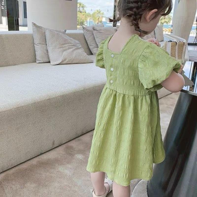 Платье для девочек, 2022 г., детское платье принцессы с пышными рукавами