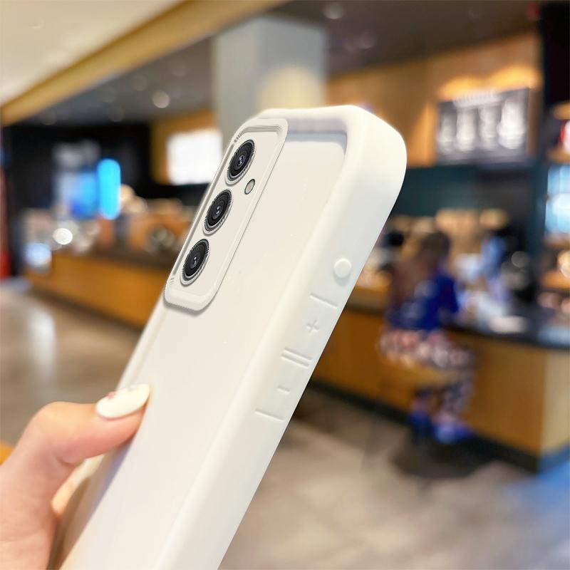 Новый черный силиконовый противоскользящий чехол для телефона Samsung Galaxy A35 A34 A33 5G, легкий, роскошный, моющийся, противоударный