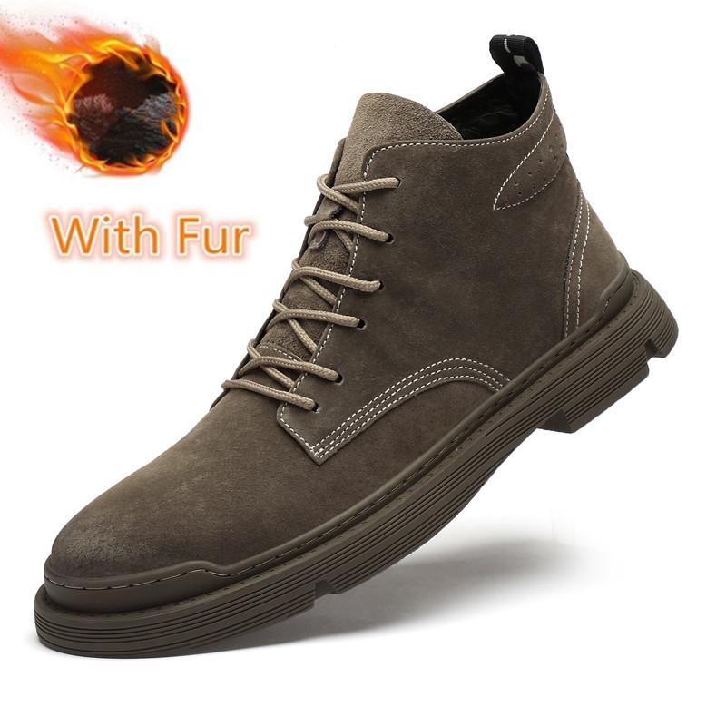 2024 Новые дизайнерские зимние туфли мужские высокие ботинки мужские кожаные туфли модные мотоциклетные туфли мужские ботинки челси по щиколотку мужская обувь