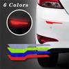 2pcs/set Car Bumper Reflective Safety Strip Stickers Car Rear Bumper Reflective Sticker Reflective Warning Safety Tape