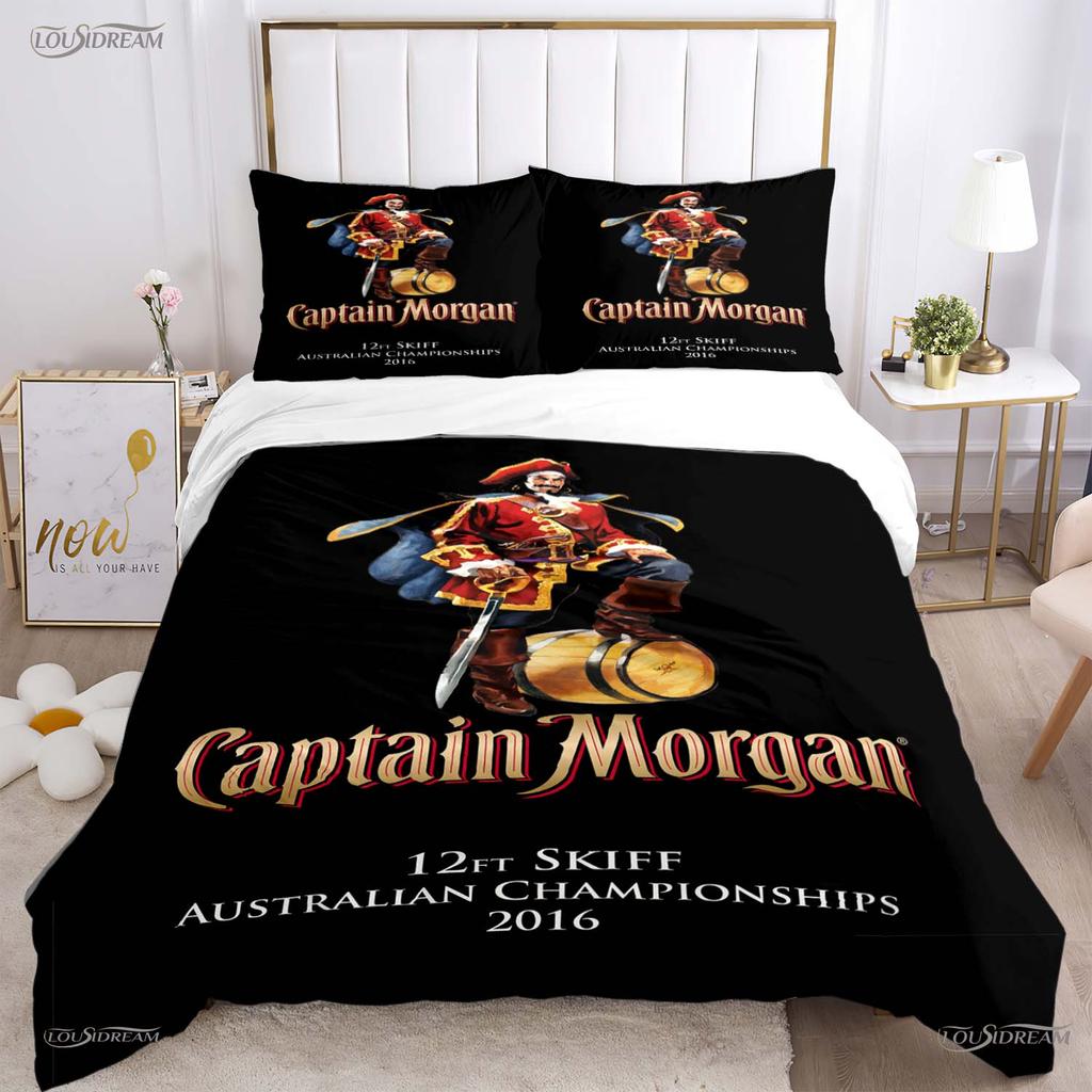 Captain morgan Casal Всесезонный пододеяльник Одеяло Постельное белье Мягкий пододеяльник и наволочки Для мальчика Односпальный/Двуспальный/Королевский/Кинг