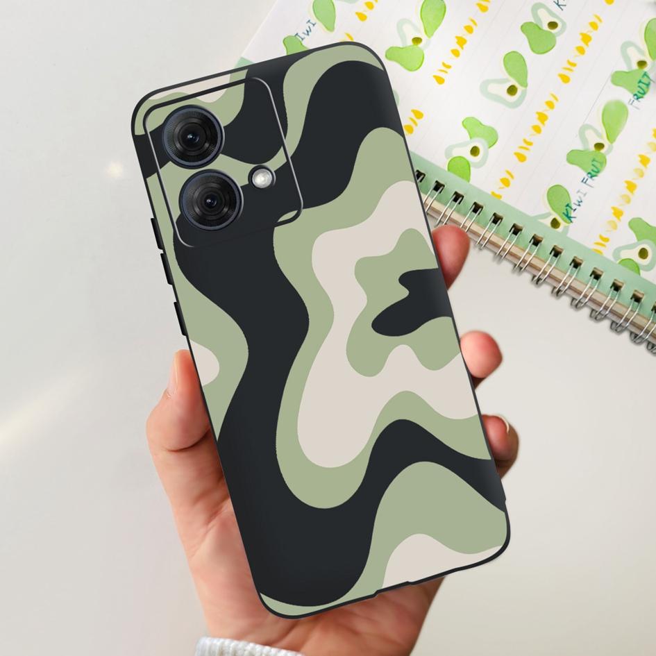 For Motorola Moto G84 5G Case 2023 New Stylish Butterfly Cat Slim Black Silicone Soft TPU Phone Cover For Moto G84 5G G 84 Coque
