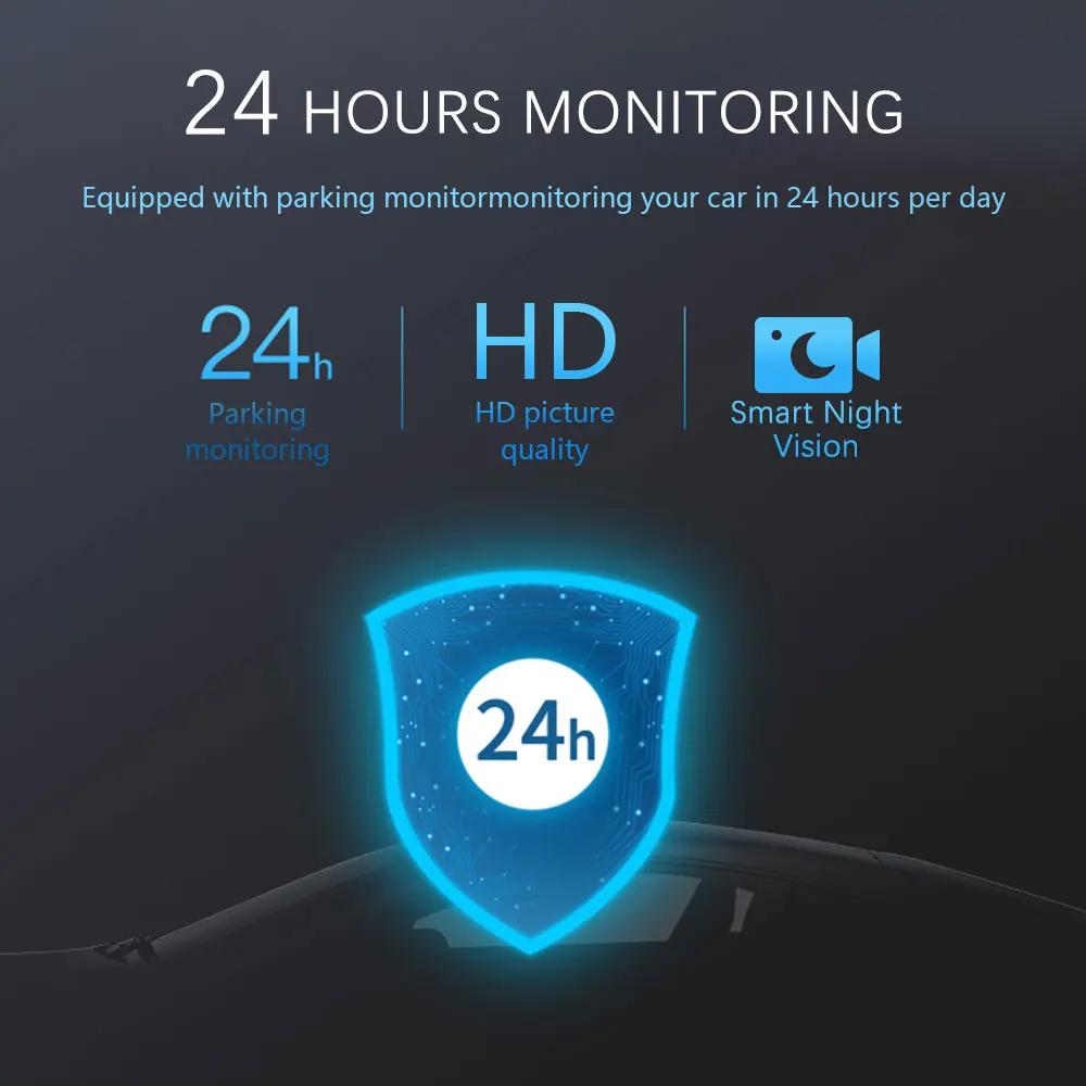 Двойной объектив 1080 HD 3,16-дюймовый видеорегистратор для вождения, автомобильный видеорегистратор, камера для вождения, видеорегистратор для вождения, циклическая запись заднего вида, HD, ночное видение