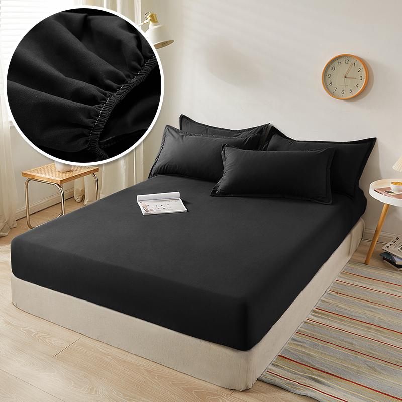 Простыня на резинке из хлопка с резинками, нескользящие, регулируемые чехлы для матрасов для односпальной, двуспальной, двуспальной кровати, покрывало 140/160/200 см