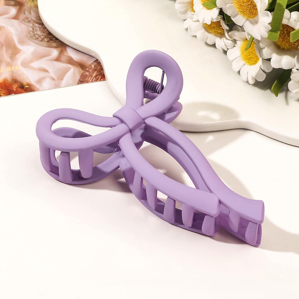 Полая бабочка большая элегантная заколка для волос простая задняя часть головы высокая прическа коготь акула заколка для волос головной убор