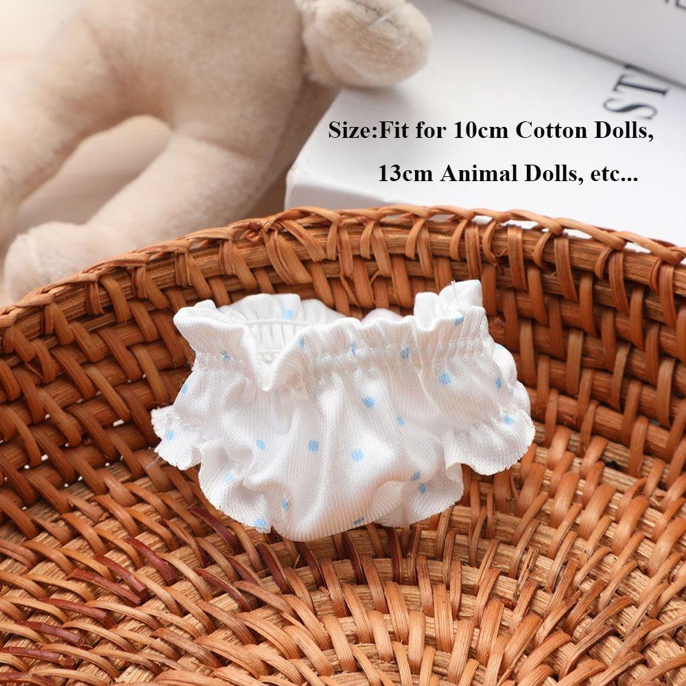 Нижнее белье для куклы из хлопка из полипропилена, трусики для куклы в разных стилях для хлопковых кукол 10 см/куклы-животного 13 см