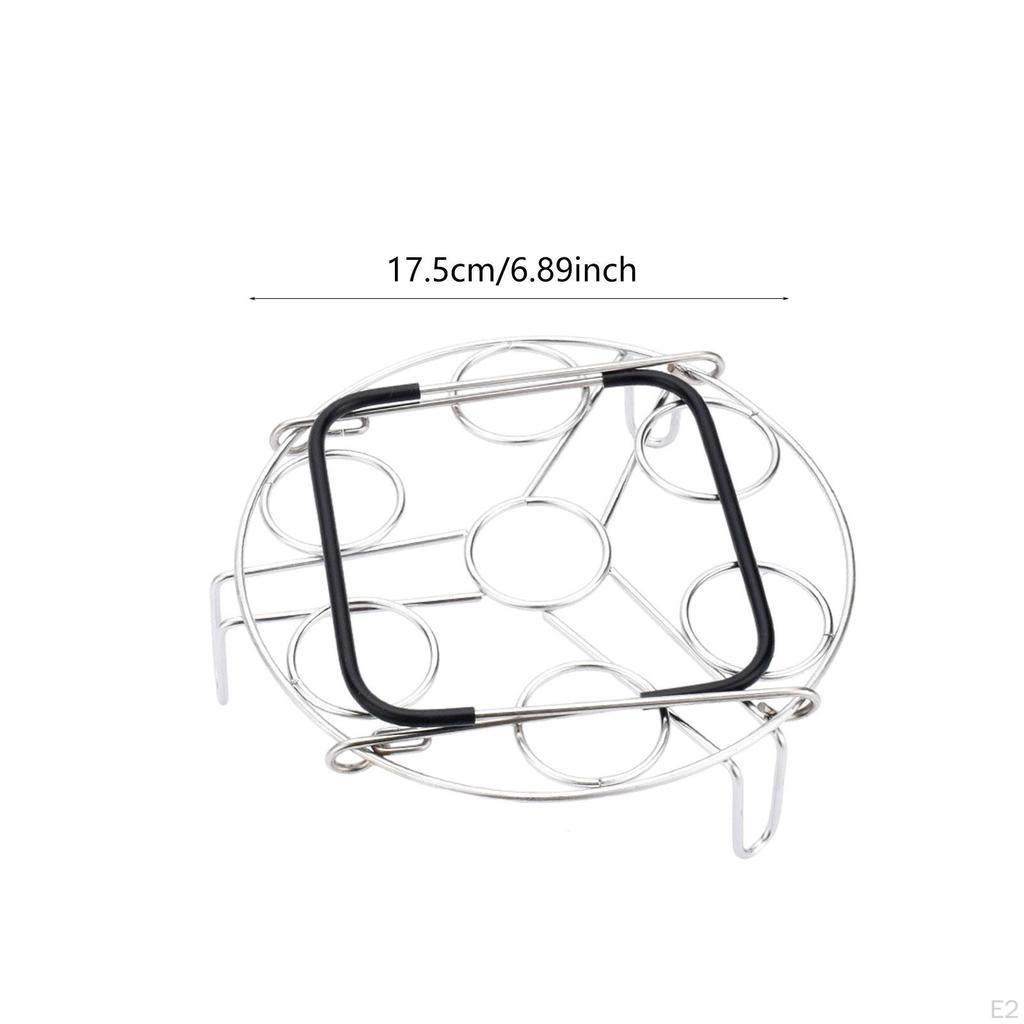 Egg Steamer Rack Steaming Stand Accessories Cooking Gadget Simple, Stainless Steel, Eggs