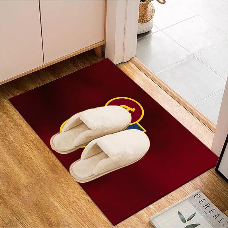 Dukla Prague Football Team Rug Game Carpet, Floor Mat for Bedroom Living Room Entryway Rug, Home Decor Idea Gift for Christmas birthday