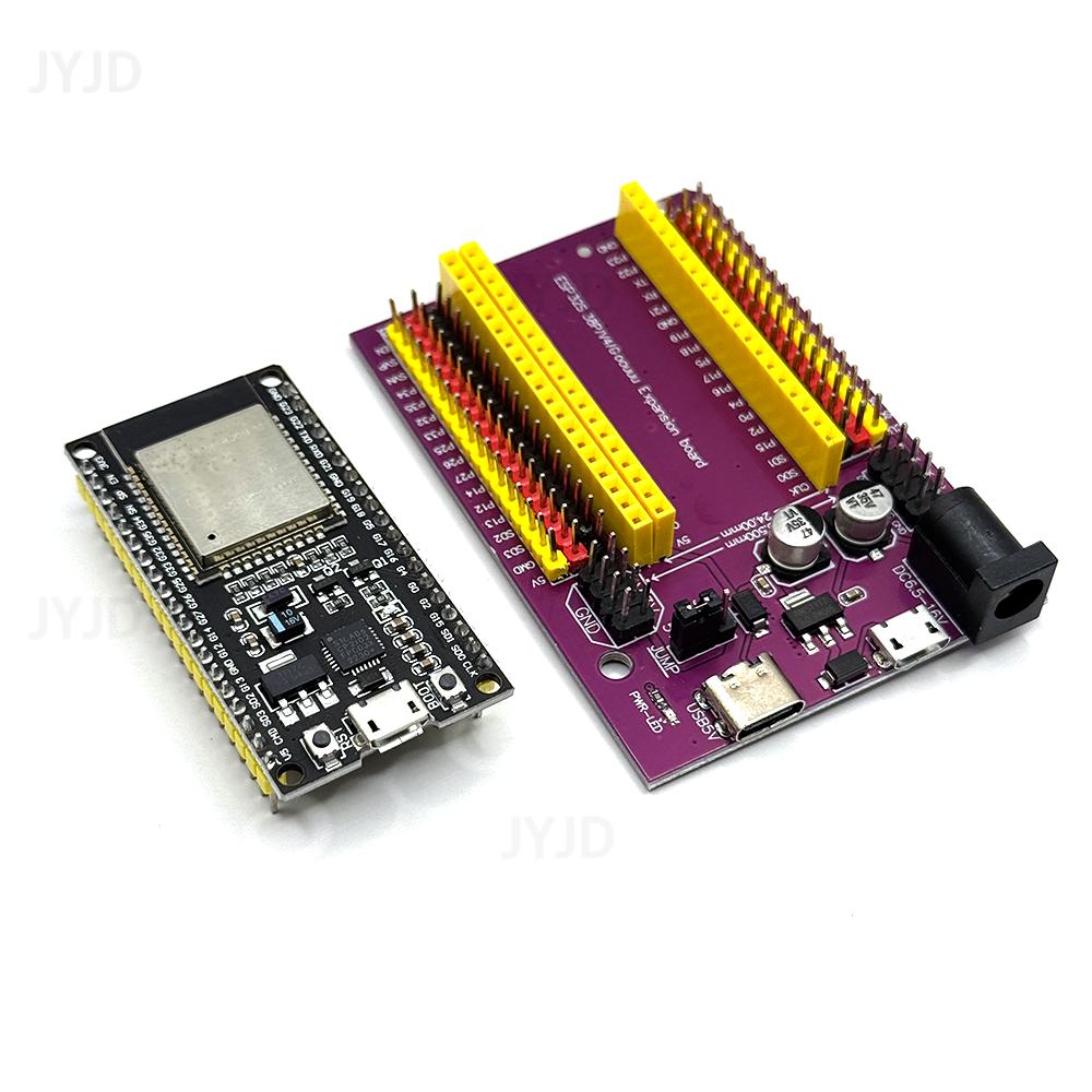 Плата разработки ESP32 ТИП-C/MICRO USB CP2102 WiFi+Bluetooth Двухъядерный ESP32-DevKitC-32 ESP-WROOM-32 Плата расширения 38 ШТЫРЬКОВ