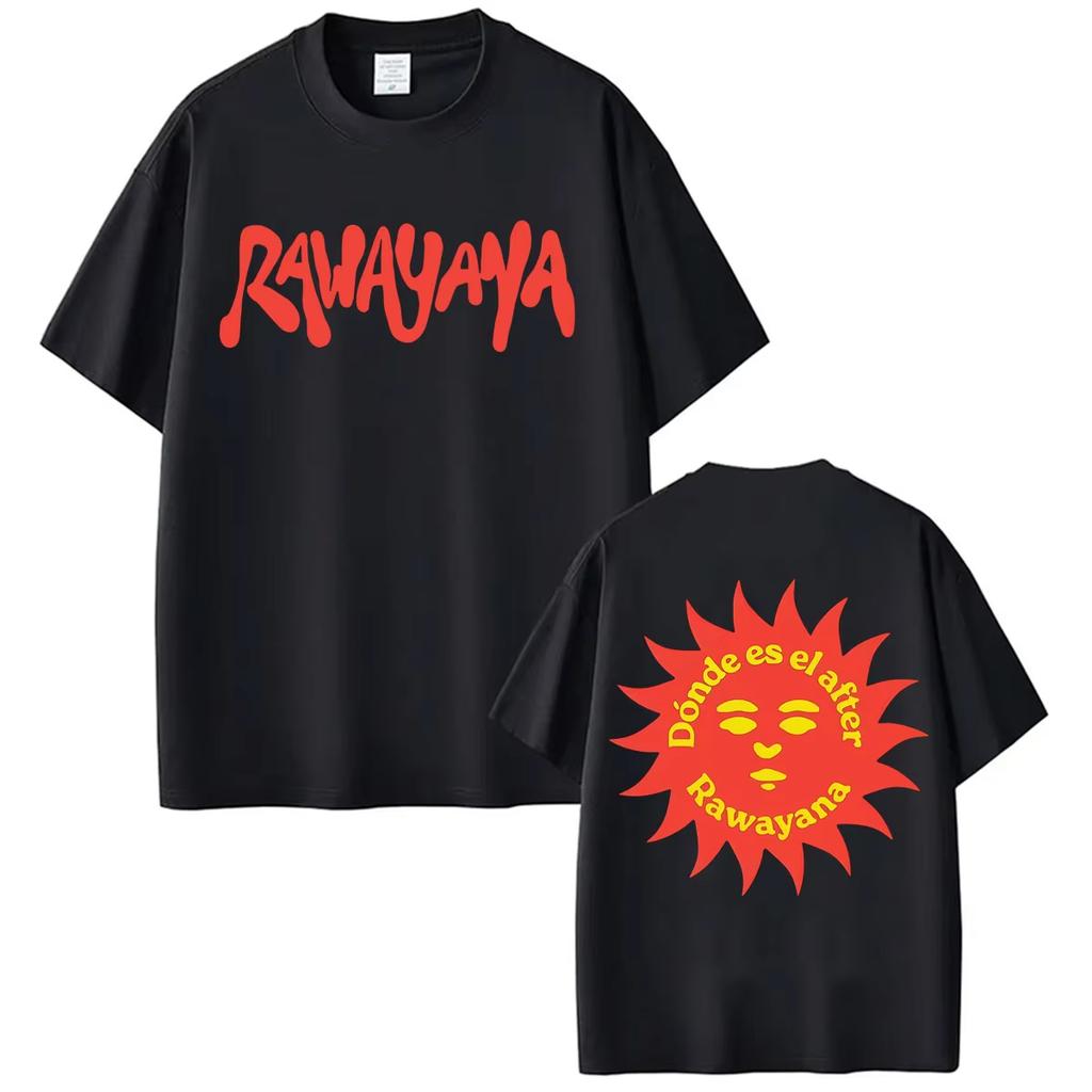 Rawayana Donde Es El After Album Merch Tshirt Unisex Women High Street Fashion Hip Hop Tshirt Casual Pure Cotton Summer T Shirt