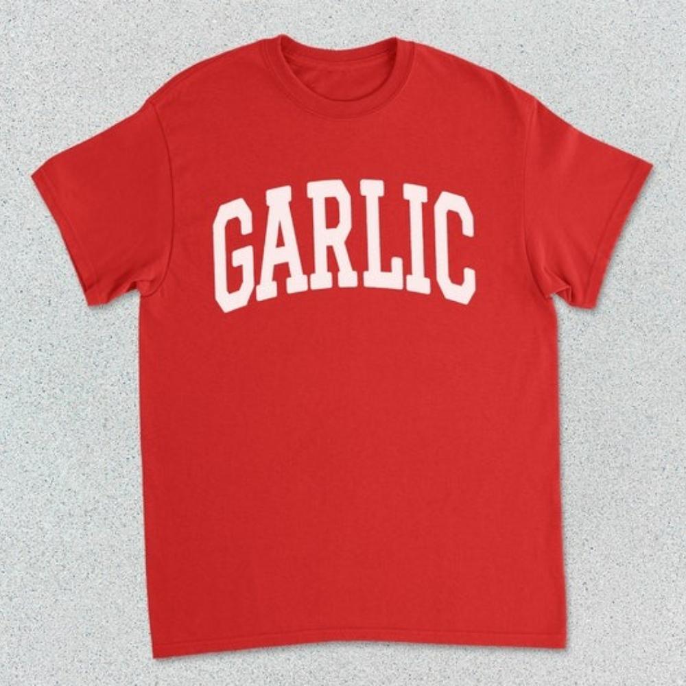 Garlic TShirt Woman Man Casual Cotton Graphic T Shirts Creative Streetwear Camisetas Tops Tee Shortsleev