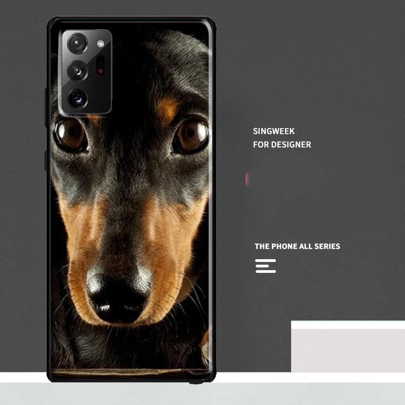 Чехол с таксой для Samsung Galaxy S20 FE S21 S22 Ultra Note 20 Ultra S8 S9 S10 Note 10 Plus