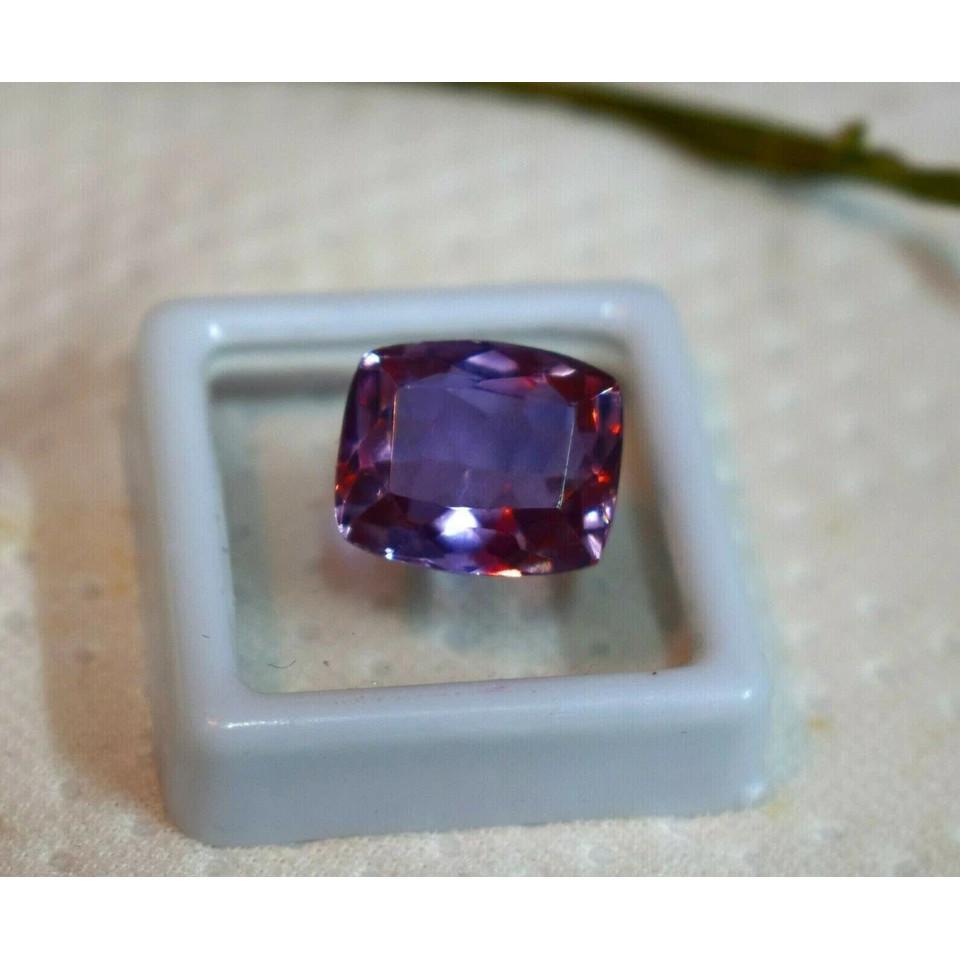 9.35 Ct Natural Color Change Alexandrite Cushion Stunning Certified Gemstone