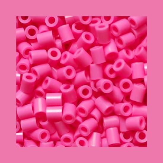 Розовый Цвет 5мм Бусины 1000 Шт Пиксель Арт Hama Beads для Детей Термобусины DIY Пазлы Подарок Детские Игрушки