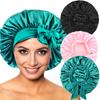 Круглая шляпа из атласной ленты, ночной колпак, женская шапка-платок, шапочка для химической завивки и ухода за волосами Tjm-301-1