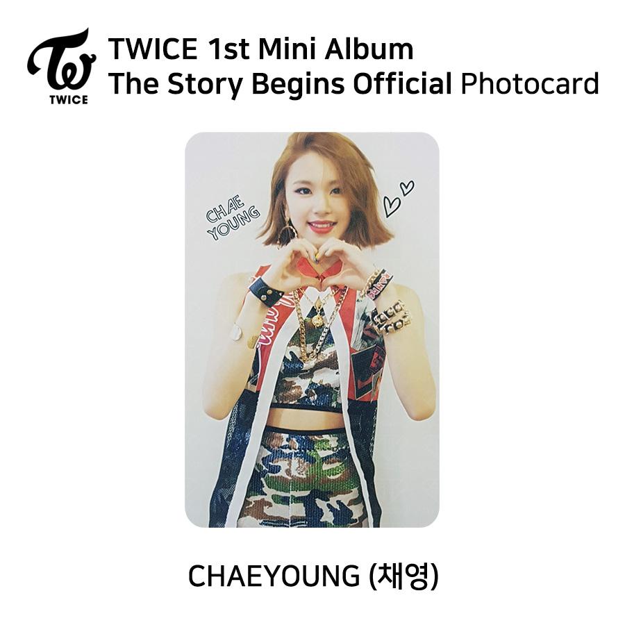 Twice 1-й мини-альбом The Story Begins Официальная фотокарточка RED WHITE Версия KPOP