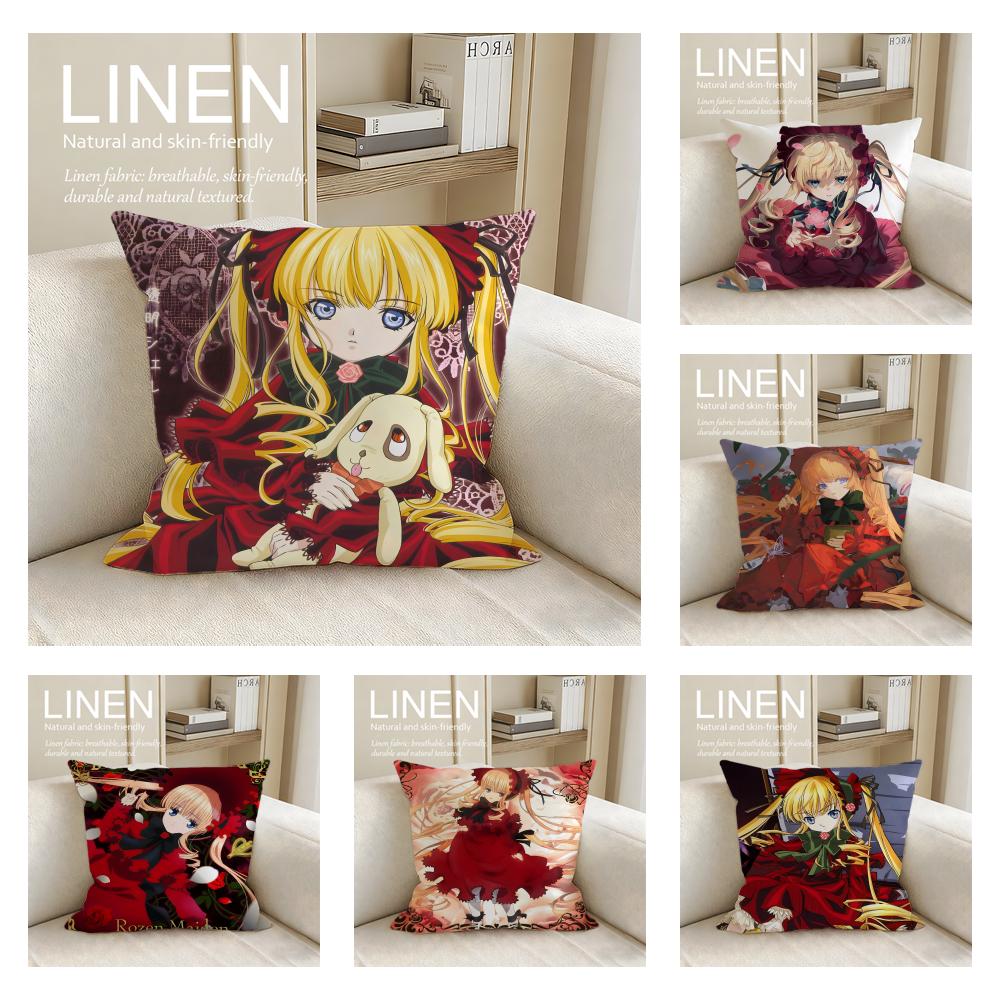 RRozen MMaiden Cushion Cover Pillowcase Set Pcs x x Breathable Washable Sofa Cushion Cover